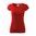 DAMEN T-SHIRT PURE - ROT - KURZARM-T-SHIRTS - KLEIDUNG