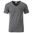 HERREN-T-SHIRT AUS BIO-BAUMWOLLE 8004 - SCHWARZ MELIERT - T-SHIRTS AUS BIO-BAUMWOLLE - KLEIDUNG