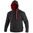 HERREN SWEATSHIRT HARRISON - SCHWARZ / ROT - SWEATSHIRTS MIT REISSVERSCHLUSS - KLEIDUNG