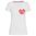 DAMEN-T-SHIRT HEART - WEISS - T-SHIRTS BONTIS - KLEIDUNG