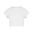 DÁMSKÉ CROP TOP TRIČKO - BÍLÁ - TRIČKA S KRÁTKÝM RUKÁVEM - OBLEČENÍ