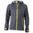 HERREN SOFTSHELLJACKE MIT KAPUZE JN1098 - STAHLGRAU / GELB - SPORT SOFTSHELLJACKEN - SPORT KLEIDUNG