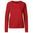 DAMEN SWEATSHIRT AUS BIO-FAIRTRADE-BAUMWOLLE - ROT - SWEATSHIRTS OHNE REISSVERSCHLUSS - KLEIDUNG