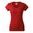 DAMEN T-SHIRT FIT V-NECK - ROT - KURZARM-T-SHIRTS - KLEIDUNG