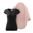 SET DAMĂ: CARDIGAN TRICOTAT ȘI TRICOU - PUDRĂ DESCHISĂ / NEAGRĂ - PULOVERE - ÎMBRĂCĂMINTE