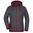 DAMEN SPORT-SWEATSHIRT MIT REISSVERSCHLUSS JN570 - DUNKELGRAU / ROT - SPORT SWEATSHIRTS MIT REISSVERSCHLUSS - SPORT KLEIDUNG