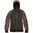 HERREN SWEATSHIRT MIT REISSVERSCHLUSS, KAPUZE DAYBORO - DUNKELBRAUN - ARBEITSSWEATSHIRTS - ARBEITS KLEIDUNG