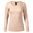 DAMEN LANGARM-T-SHIRT MERINO RISE LS - CAMEO - LANGARM-T-SHIRTS - KLEIDUNG