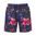 PÁNSKÉ KOUPACÍ ŠORTKY - TMAVĚ MODRÁ / RŮŽOVÁ - KRAŤASY - OBLEČENÍ