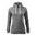 DAMEN SWEATSHIRT VOYAGE - DUNKELGRAU MELIERT - SWEATSHIRTS MIT REISSVERSCHLUSS - KLEIDUNG