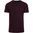 HERREN T-SHIRT ACID WASHED - BERRY / SCHWARZ - KURZARM-T-SHIRTS - KLEIDUNG