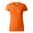 DAMEN T-SHIRT BASIC - ORANGE - KURZARM-T-SHIRTS - KLEIDUNG