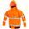 WARNSCHUTZ WINTERJACKE MIT ABNEHMBAREN ÄRMELN LEEDS - ORANGE - WARNSCHUTZJACKEN - ARBEITS KLEIDUNG