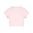 DÁMSKÉ CROP TOP TRIČKO - JEMNĚ RŮŽOVÁ - TRIČKA S KRÁTKÝM RUKÁVEM - OBLEČENÍ