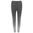 DAMEN SPORTLEGGINGS IN MELANGE-OPTIK - DUNKELGRAU / HELLGRAU - ELASTISCHE SPORTHOSEN - SPORT KLEIDUNG