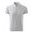 HERREN POLO-SHIRT COTTON - HELLGRAU MELIERT - KURZARM POLO-SHIRTS - KLEIDUNG