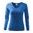 DAMEN LANGARM T-SHIRT ELEGANCE - AZUREBLAU - LANGARM-T-SHIRTS - KLEIDUNG