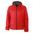 LEICHTE HERREN WENDEJACKE JN1092 - ROT / DUNKELGRAU - SPORT STEPPJACKEN - SPORT KLEIDUNG