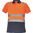 HERREN WARNSCHUTZ POLO-SHIRT CADIZ - ORANGE / DUNKELBLAU - WARNSCHUTZ T-SHIRTS - ARBEITS KLEIDUNG