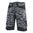 HERREN-ARBEITS-SHORTS CXS SOLIS FLEX - CAMOUFLAGE / SCHWARZ - ARBEITSSHORTS - ARBEITS KLEIDUNG