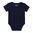 KURZÄRMELIGER BABY-BODY AUS BIO-FAIRTRADE-BAUMWOLLE - MARINEBLAU - BABYKLEIDUNG UND BABYAUSSTATTUNG - KINDER KLEIDUNG