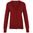 DAMEN STRICKJACKE - WEINROT - PULLOVER MIT V-AUSSCHNITT - KLEIDUNG