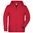 KINDER KAPUZENJACKE AUS BIO-BAUMWOLLE 8026K - ROT - KINDER SWEATSHIRTS - KINDER KLEIDUNG