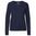 DAMEN SWEATSHIRT AUS BIO-FAIRTRADE-BAUMWOLLE - MARINEBLAU - SWEATSHIRTS OHNE REISSVERSCHLUSS - KLEIDUNG