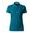 PIQUE DAMEN POLO-SHIRT PERFECTION PLAIN - PETROLBLAU - KURZARM POLO-SHIRTS - KLEIDUNG