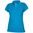 DAMEN POLO-SHIRT FLORET - BLAU - KURZARM POLO-SHIRTS - KLEIDUNG