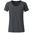 DAMEN FUNKTIONS-T-SHIRT JN495 - TITANGRAU / SCHWARZ - SPORT T-SHIRTS MIT KURZEN ÄRMELN - SPORT KLEIDUNG