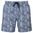 HERREN BADESHORTS - WEISS / DUNKELBLAU / LEAF - KURZE HOSEN & SHORTS - KLEIDUNG