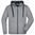 HERREN ZWEIFARBIGER HOODIE JN355 - SPORT GRAU / DUNKELBLAU - SWEATSHIRTS MIT REISSVERSCHLUSS - KLEIDUNG