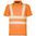 WARNSCHUTZ POLO-SHIRT SIGNAL - ORANGE - WARNSCHUTZ T-SHIRTS - ARBEITS KLEIDUNG