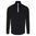 PÁNSKÉ TRIČKO S DLOUHÝM RUKÁVEM A 1/4 ZIPEM - ČERNÁ / BÍLÁ - SPORTOVNÍ TRIČKA S DLOUHÝM RUKÁVEM - SPORTOVNÍ OBLEČENÍ