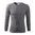 HERREN LANGARM T-SHIRT FIT-T LONG SLEEVE - STAHLGRAU - LANGARM-T-SHIRTS - KLEIDUNG