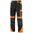 BUNDHOSE SIRIUS BRIGHTON - SCHWARZ / ORANGE - ARBEITSHOSEN OHNE LATZ - ARBEITS KLEIDUNG