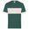 TRICOU CU BANDĂ CONTRASTANTĂ 8049 - VERDE FUMURIU / PIATRA DE NISIP - TRICOURI CU MÂNECĂ SCURTĂ - ÎMBRĂCĂMINTE