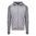 HERREN SPORT SWEATSHIRT MIT MELIERTEN ÄRMELN - GRAU / GRAU MELIERT - SPORT SWEATSHIRTS MIT REISSVERSCHLUSS - SPORT KLEIDUNG