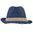 SOMMERSTROHHUT MB6703 - JEANSBLAU / SAND - STRANDHÜTE - CAPS UND MÜTZEN