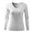 DAMEN LANGARM T-SHIRT ELEGANCE - WEISS - LANGARM-T-SHIRTS - KLEIDUNG