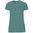NŐI PÓLÓ FIT ORGANIKUS FAIRTRADE BIOPAMUTBÓL - TEAL - RÖVID UJJÚ PÓLÓK - RUHÁZAT