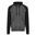 HERREN BASEBALL SWEATSHIRT - DUNKELGRAU MELIERT / SCHWARZ - SWEATSHIRTS MIT REISSVERSCHLUSS - KLEIDUNG