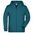 KINDER KAPUZENJACKE AUS BIO-BAUMWOLLE 8026K - PETROL MELIERT - KINDER SWEATSHIRTS - KINDER KLEIDUNG