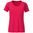 DAMEN FUNKTIONS-T-SHIRT JN495 - LEUCHTEND ROSA / TITANGRAU - SPORT T-SHIRTS MIT KURZEN ÄRMELN - SPORT KLEIDUNG