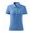 DAMEN POLO-SHIRT COTTON - HIMMELBLAU - KURZARM POLO-SHIRTS - KLEIDUNG