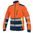 GEACĂ SOFTSHELL REFLECTORIZANTĂ PENTRU BĂRBAȚI CXS BENSON - ORANJ / ALBASTRĂ - GECI REFLECTORIZANTE - HAINE DE LUCRU