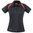 DAMEN SPORT POLO-SHIRT TEAM SPIRIT - SCHWARZ / ROT - SPORT T-SHIRTS MIT KURZEN ÄRMELN - SPORT KLEIDUNG