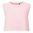 DAMEN CROP-TOP AUS BIO-BAUMWOLLE - HELLROSA - FITNESS T-SHIRTS - SPORT KLEIDUNG