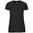 DAMEN T-SHIRT FIT AUS BIO-FAIRTRADE-BAUMWOLLE - SCHWARZ - KURZARM-T-SHIRTS - KLEIDUNG